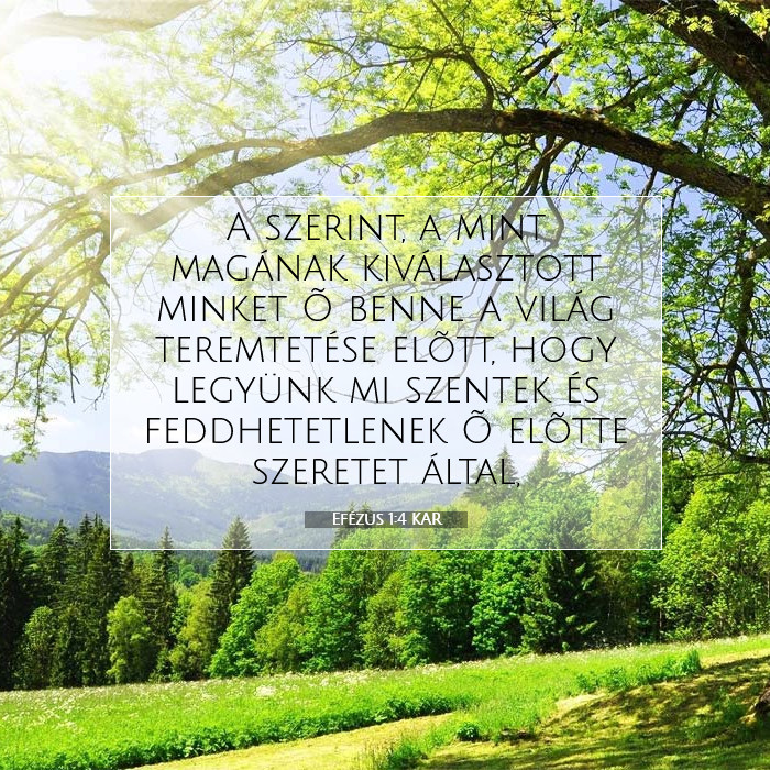 Efézus 1:4