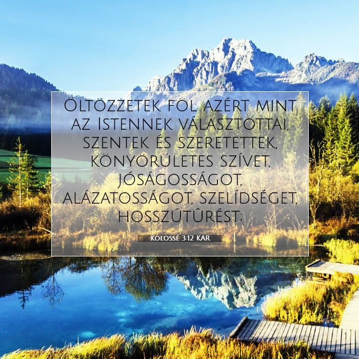 Kolossé 3:12