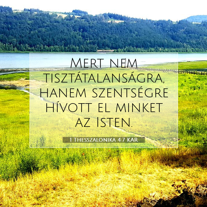 1 Thesszalonika 4:7