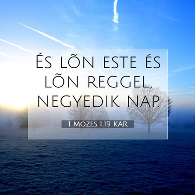 1 Mózes 1:19 Bibliai vers magyarázata
