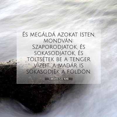 1 Mózes 1:22 Bibliai vers magyarázata