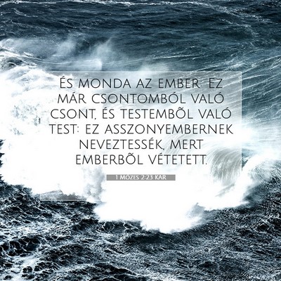 1 Mózes 2:23 Bibliai vers magyarázata