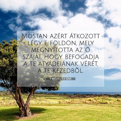 1 Mózes 4:11 Bibliai vers magyarázata