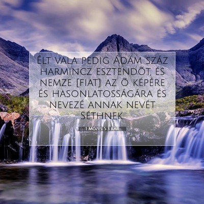 1 Mózes 5:3 Bibliai vers magyarázata