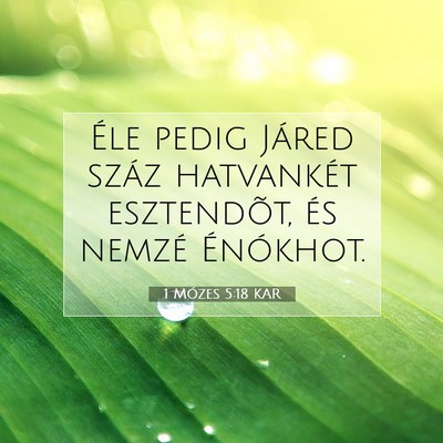 1 Mózes 5:18 Bibliai vers magyarázata