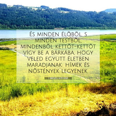 1 Mózes 6:19 Bibliai vers magyarázata