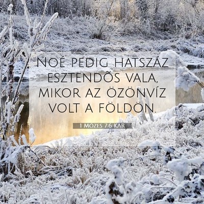 1 Mózes 7:6 Bibliai vers magyarázata