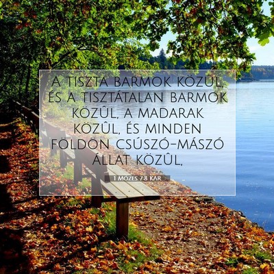 1 Mózes 7:8 Bibliai vers magyarázata