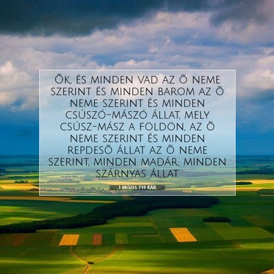 1 Mózes 7:14 KAR Bibliai verskép