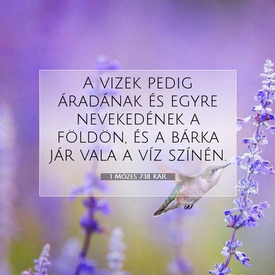 1 Mózes 7:18 Bibliai vers magyarázata