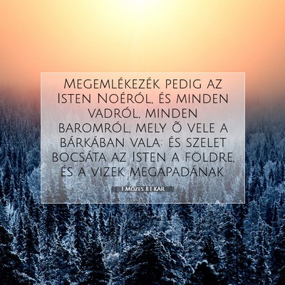 1 Mózes 8:1 Bibliai vers magyarázata