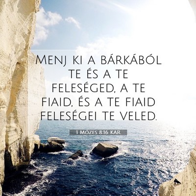 1 Mózes 8:16 Bibliai vers magyarázata