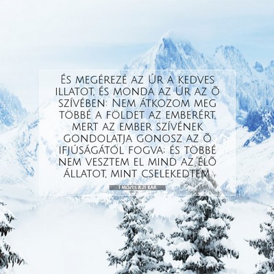 1 Mózes 8:21 Bibliai vers magyarázata