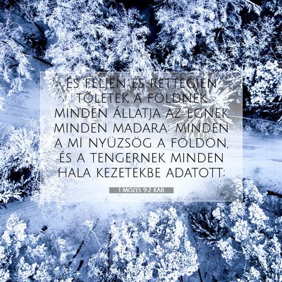 1 Mózes 9:2 KAR Bibliai verskép