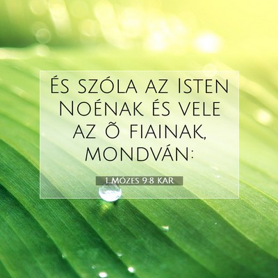 1 Mózes 9:8 Bibliai vers magyarázata