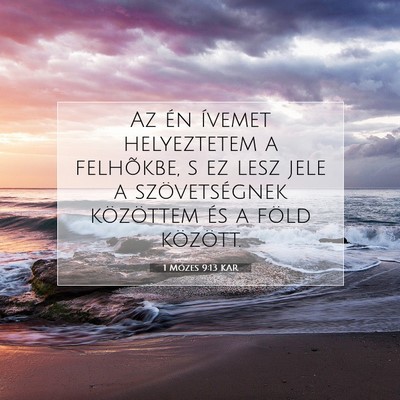 1 Mózes 9:13 KAR Bibliai verskép