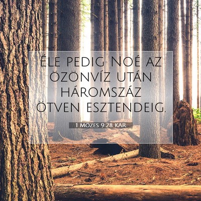 1 Mózes 9:28 Bibliai vers magyarázata