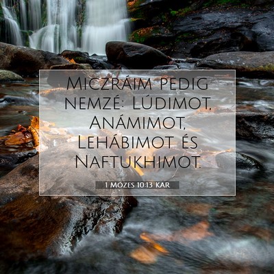 1 Mózes 10:13 Bibliai vers magyarázata