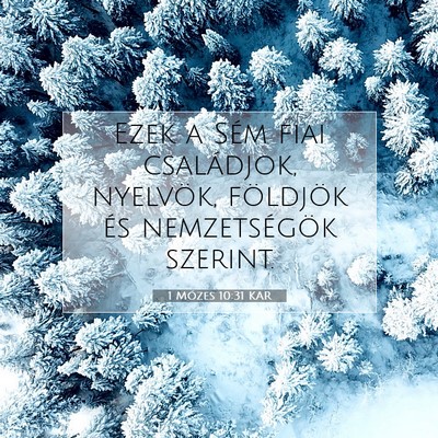 1 Mózes 10:31 Bibliai vers magyarázata