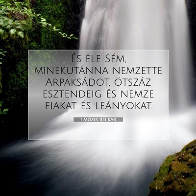 1 Mózes 11:11 Bibliai vers magyarázata