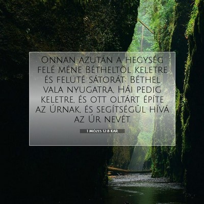 1 Mózes 12:8 Bibliai vers magyarázata