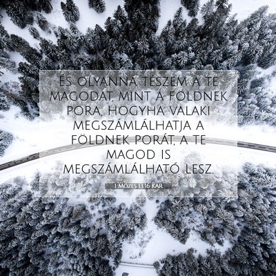 1 Mózes 13:16 Bibliai vers magyarázata