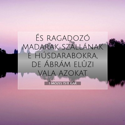 1 Mózes 15:11 Bibliai vers magyarázata
