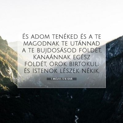 1 Mózes 17:8 Bibliai vers magyarázata