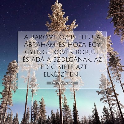 1 Mózes 18:7 Bibliai vers magyarázata