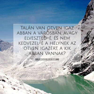 1 Mózes 18:24 Bibliai vers magyarázata