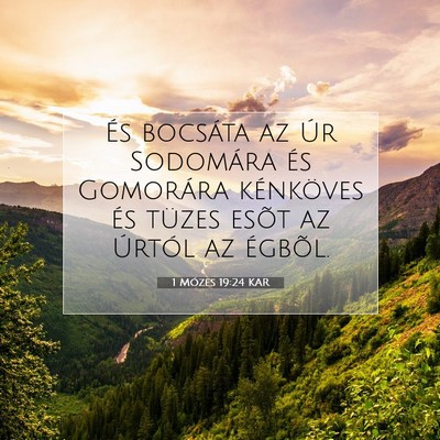 1 Mózes 19:24 Bibliai vers magyarázata