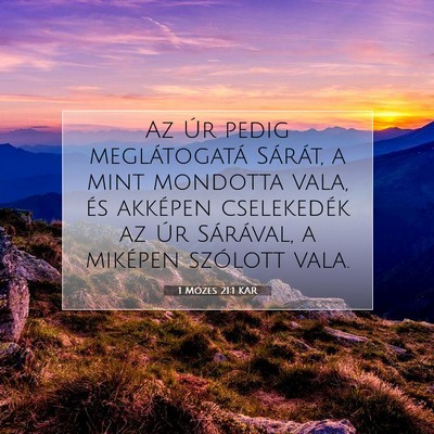 1 Mózes 21:1 Bibliai vers magyarázata