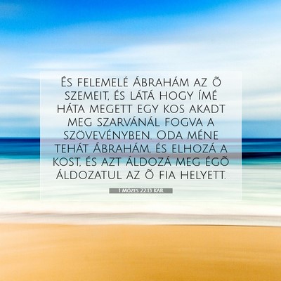 1 Mózes 22:13 Bibliai vers magyarázata