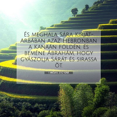 1 Mózes 23:2 Bibliai vers magyarázata