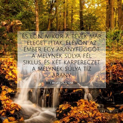1 Mózes 24:22 Bibliai vers magyarázata