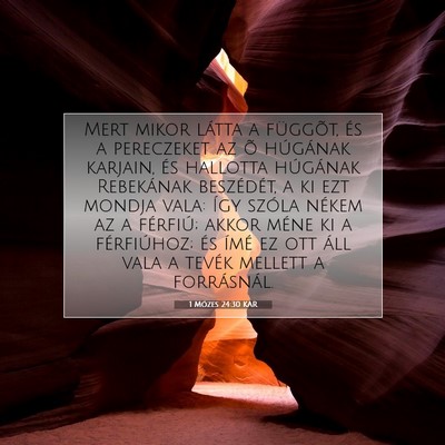 1 Mózes 24:30 Bibliai vers magyarázata