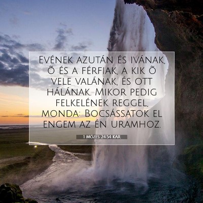 1 Mózes 24:54 Bibliai vers magyarázata