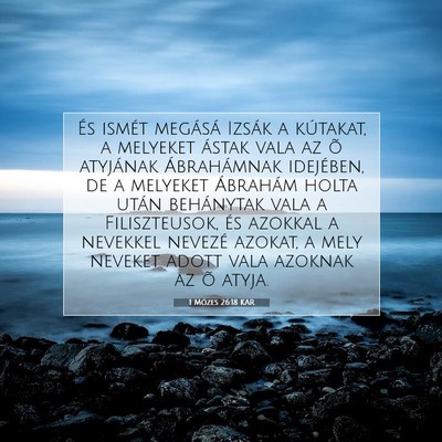 1 Mózes 26:18 Bibliai vers magyarázata