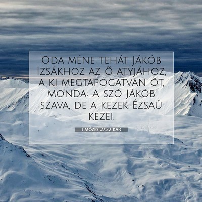1 Mózes 27:22 Bibliai vers magyarázata