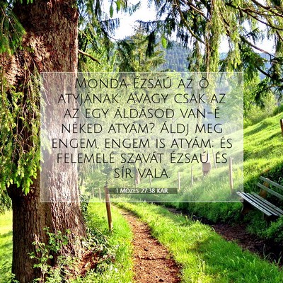 1 Mózes 27:38 Bibliai vers magyarázata