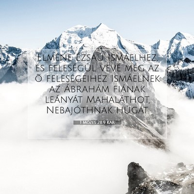 1 Mózes 28:9 Bibliai vers magyarázata
