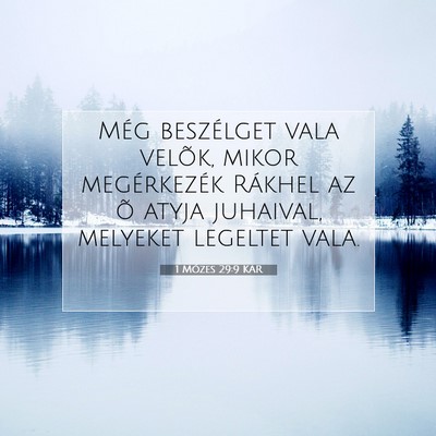 1 Mózes 29:9 Bibliai vers magyarázata