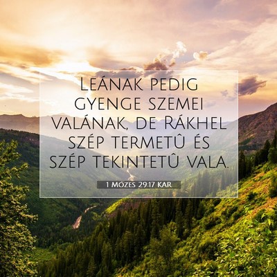 1 Mózes 29:17 Bibliai vers magyarázata