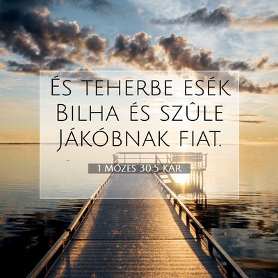 1 Mózes 30:5 KAR Bibliai verskép