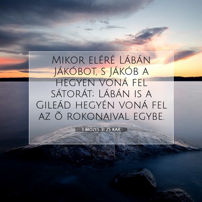 1 Mózes 31:25 Bibliai vers magyarázata