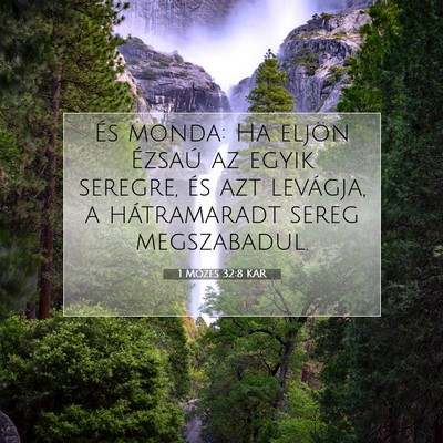1 Mózes 32:8 Bibliai vers magyarázata
