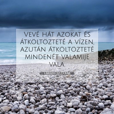 1 Mózes 32:23 Bibliai vers magyarázata