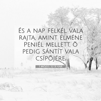1 Mózes 32:31 Bibliai vers magyarázata
