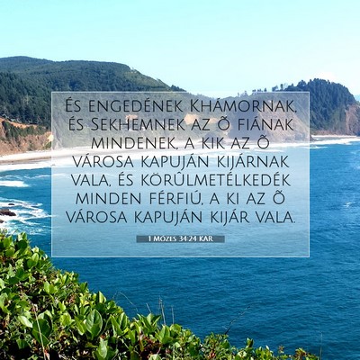 1 Mózes 34:24 Bibliai vers magyarázata
