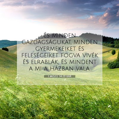 1 Mózes 34:29 Bibliai vers magyarázata